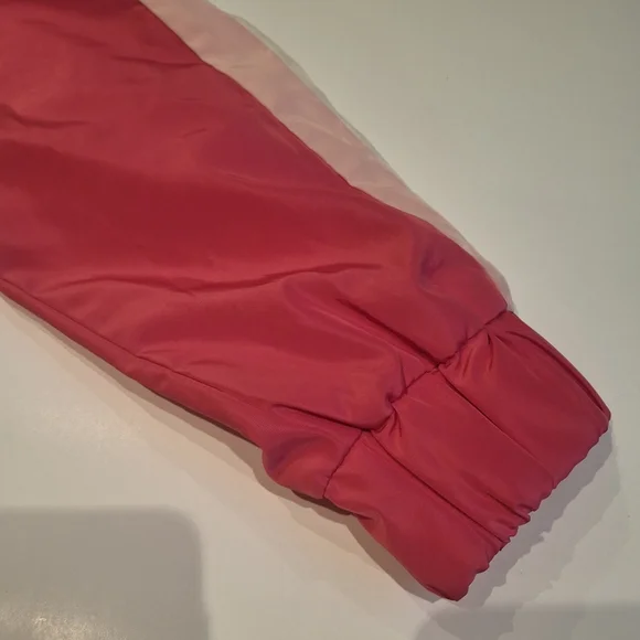 NWT Ashley By 26 International Women's Pink & White Bomber Jacket Size S - Picture 8 of 10